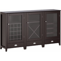 Winsome Bordeaux Wine Storage, 22.64  W x 15.75  D x 40  H, Espresso