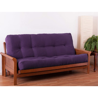 Blazing Needles Renewal 10  Twill Futon Mattress, Full, Grape