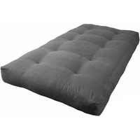 Blazing Needles Vitality 7-inch Microsuede Twin-size Futon Mattress - Steel Grey (MATTRESS ONLY)