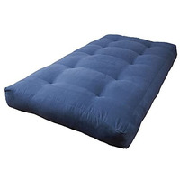 Blazing Needles Vitality 7-inch Microsuede Twin-size Futon Mattress - Indigo (MATTRESS ONLY)