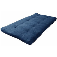 Blazing Needles Vitality 6  Microsuede Futon Mattress, Twin, Indigo