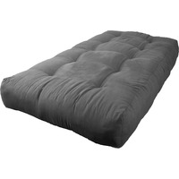 Blazing Needles Vitality 9  Microsuede Futon Mattress, Twin, Steel Grey