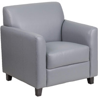 Flash Furniture HERCULES Diplomat Series Gray LeatherSoft Chair