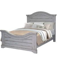 American Woodcrafters Stonebrook Panel Bed, King, Antique Grey