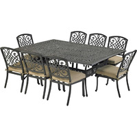 Patio Resort RCDTMN8460-BT4 Bridgetown 9-Piece Dining Set