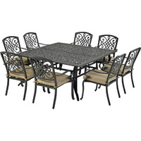 Patio Resort SQDTDY64-BT2 Bridgetown 9-Piece Dining Set