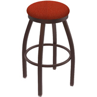 802 Misha 25  Sivel Counter Stool ith Bronze Finish and Graph Poppy Seat