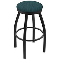 802 Misha 25  Sivel Counter Stool ith Black Wrinkle Finish and Graph Tidal Seat