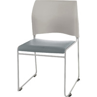 NPS 8700 Series Cafetorium Plush Vinyl Stack Chair