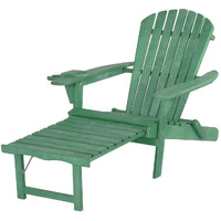 WUnlimited SW2005GS Chaise Lounge Adirondack Chair, Sea Green