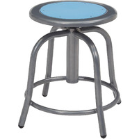 National Public Seating, 18 - 24 Height Adjust Swivel Stool, Primary Color Blue, Included (qty.) 1, Seating Type Office Stool, Model 6805-02