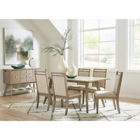 Progressive Furniture D887-61 Dining Room Upholstered Dining Chair, Weathered Taupe - Set of 2