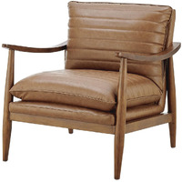 npd furniture and more Edmond Accent Chair, Standard, Vintage Cider