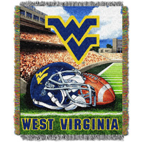 Northwest NCAA West Virginia Mountaineers Unisex-Adult Woven Tapestry Throw Blanket, 48  x 60 , Home Field Advantage