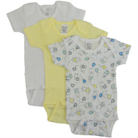 Bambini Preemie Girls Printed Short Sleeve Variety Pack