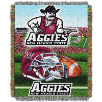 NCAA New Mexico State Aggies Home Field Advantage Woven Tapestry Throw, 48  x 60