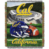 Northwest COL 051 UC Berkley HFA Cal Golden Bears NCAA Woven Tapestry Throw (Home Field Advantage) (48x60in.) in