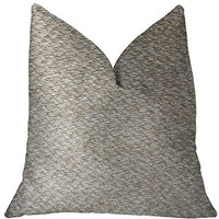 Plutus Brands Plutus Crme Brulee Luxury Throw Pillow, 20  x 26  Standard