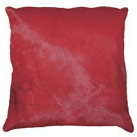 HomeRoots Decor 18  X 18  X 5  Firecracker Cowhide Pillow