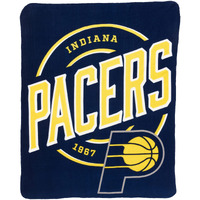 Northwest NBA Indiana Pacers Unisex-Adult Fleece Throw Blanket, 50  x 60 , Campaign