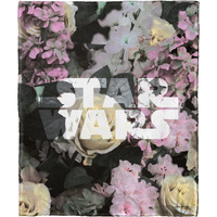 Northwest Star Wars Silk Touch Throw Blanket, 50  x 60 , Floral Logo