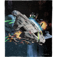 Northest Star Wars Silk Touch Thro Blanket, 50  x 60 , Falcon