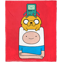 Northest Adventure Time Silk Touch Thro Blanket, 50  x 60 , Super Stack