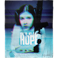 Northwest Star Wars Silk Touch Throw Blanket, 50  x 60 , Digital Leia