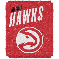 Hawks OFFICIAL NBA  Headliner  Woven Jacquard Throw Blanket