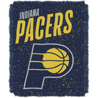 Pacers OFFICIAL NBA  Headliner  Woven Jacquard Throw Blanket