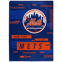 Northwest MLB New York Mets Digitize 60x80 Super Plush Rachel Blanket