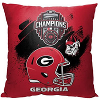 Northest The Company NCAA Georgia Bulldogs 2022 National Football Champions Pillo, 18  x 18 , Achieve