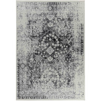 HomeRoots 506633 8 x 11 ft. Black Oriental Rectangle Area Rug