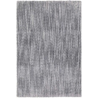 HomeRoots 507839 5 x 8 ft. Gray Shag Power Loom Stain Resistant Rectangle Area Rug