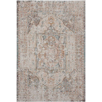 HomeRoots 482913 9 x 12 ft. Beige Abstract Stain Resistant Indoor & Outdoor Rectangle Traditional Area Rug