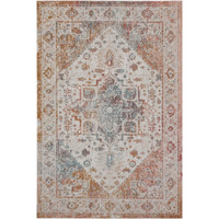 HomeRoots 482925 9 x 12 ft. Beige Abstract Stain Resistant Indoor & Outdoor Rectangle Traditional Area Rug