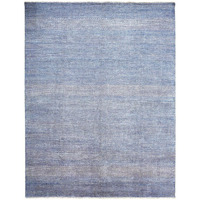 HomeRoots 513884 5 x 8 ft. Blue & Silver Wool Striped Hand Knotted Rectangle Area Rug