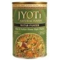 Jyoti Natural Foods Matar Paneer, Peas & Paneer Cheese, Vegetarian, 425 Gram Cans, (Pack of 12) ( Value Bulk Multi-pack)