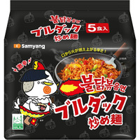 Samyang New Ramen/Spicy Chicken Roasted Noodles, 4.94 oz (Pack of 5)