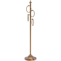 Allied Brass TS-D1 Floor 4 Ring Towel Stand, Brushed Bronze