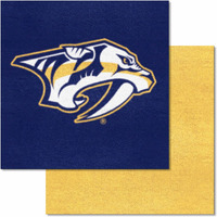 FANMATS 10686 Nashville Predators Team Carpet Tiles - 45 Sq Ft.