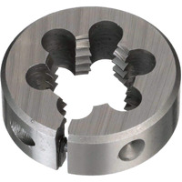 Drill America 1/2  NPT 2  OD High Speed Steel Round Adjustable Pipe Die, DWT Series