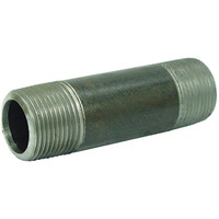 Ace 1 in. Dia. x 1 in. Dia. x 2 in. L MPT To MPT Schedule 40 Galvanized Steel Pipe Nipple