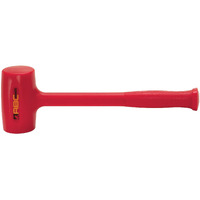 ABC HAMMERS Dead Blow Hammer - 45 oz. Polyurethane Hammer with Steel Reinforced Handle & 14.38  Overall Length - ABC3DB