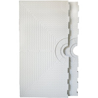 48  x 48  (Trimmable) TruSlope Pre-formed Shower Tray - Center Drain