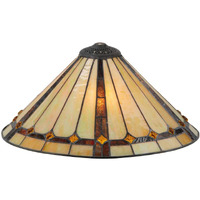 Meyda Tiffany 137779 Belvidere Shade ONLY, 16  Width