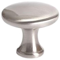 Berenson Advantage Plus 7 Collection Mushroom Cabinet Knob, 29mm Diameter, Brushed Nickel