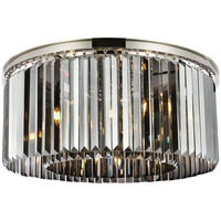 Elitco Lighting Urban Classic Sydney 8-Light Metal Royal Cut Flush Mount - Polished Nickel