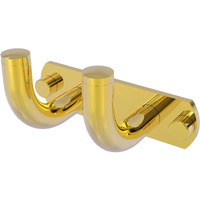 Allied Brass RM-20-2 Remi Collection 2 Position Multi Decorative Hook, Polished Brass