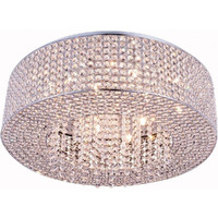 Elegant Lighting Amelie - Ten Light Flush Mount